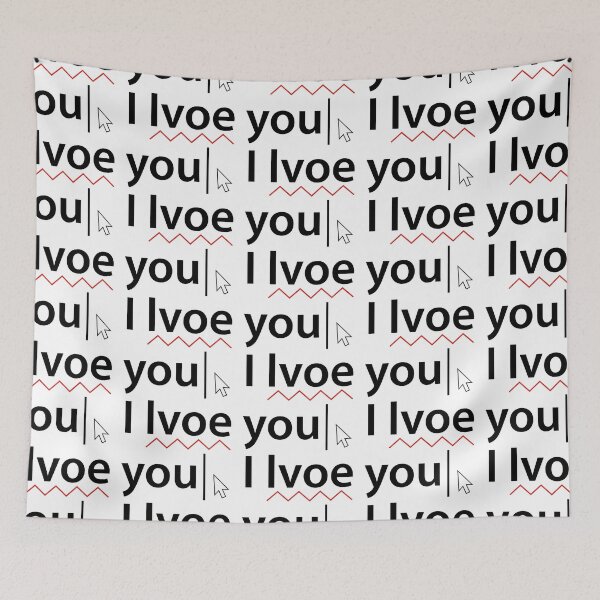 Item preview,  I lvoe you – spell check designed and sold by ChunkaMunka.