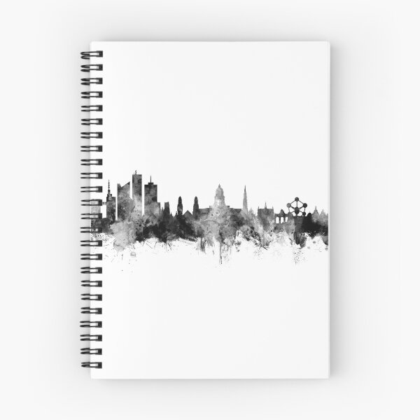 Item preview, Brussels Belgium Skyline designed and sold by ArtPrints.