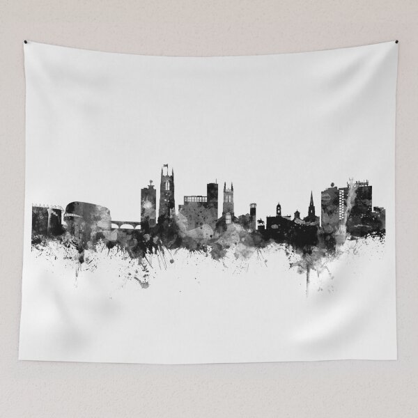 Artikelvorschau, Derby England Skyline entworfen und verkauft von ArtPrints.