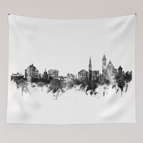 Item preview, Hallstatt Austria Skyline designed and sold by ArtPrints.