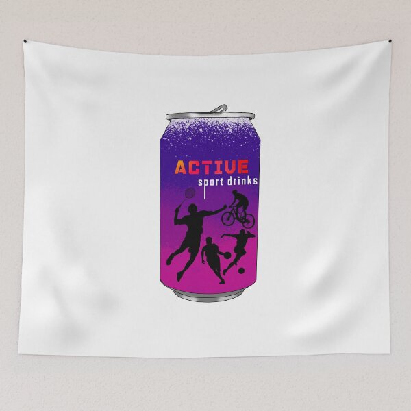 Item preview, Active Sport Drinks Tin Gift idea for extreme athletes, adventurers and athletes designed and sold by elnino8.
