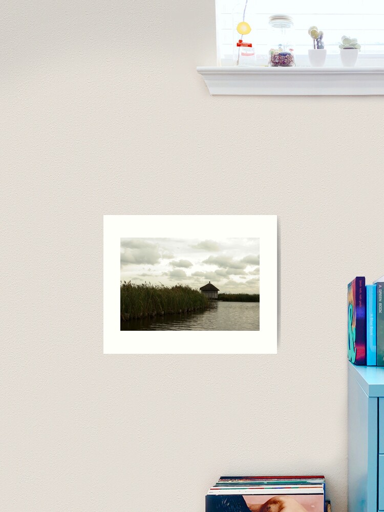 Thumbnail 2 of 3, Art Print, The birds observation hut designed and sold by steppeland.