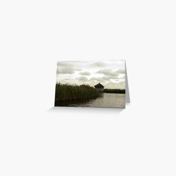 The birds observation hut Greeting Card