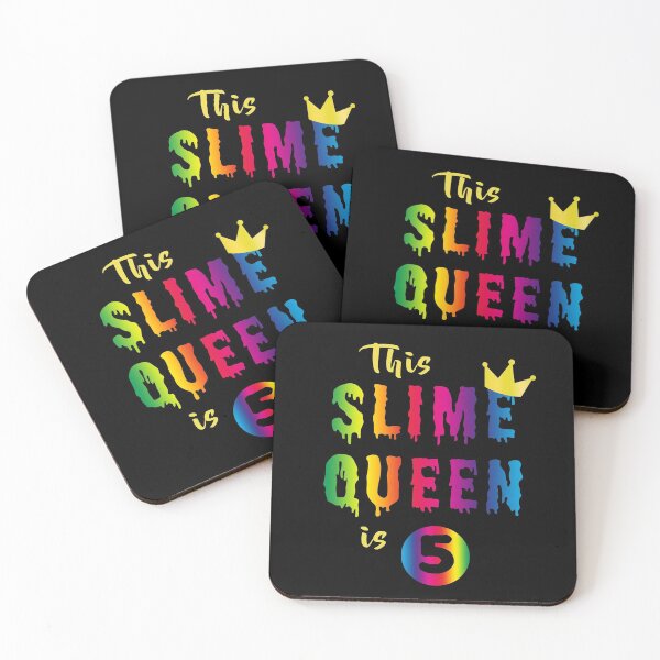 Item preview, THIS SLIME QUEEN IS 5 Years Old Shirt For 5th Birthday Gift designed and sold by theshirtinator.