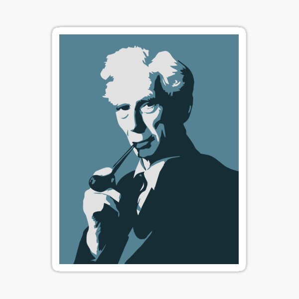 Vista previa del artículo con la obra «Bertrand Russell (azul)», diseñado y vendido por Mashiba.