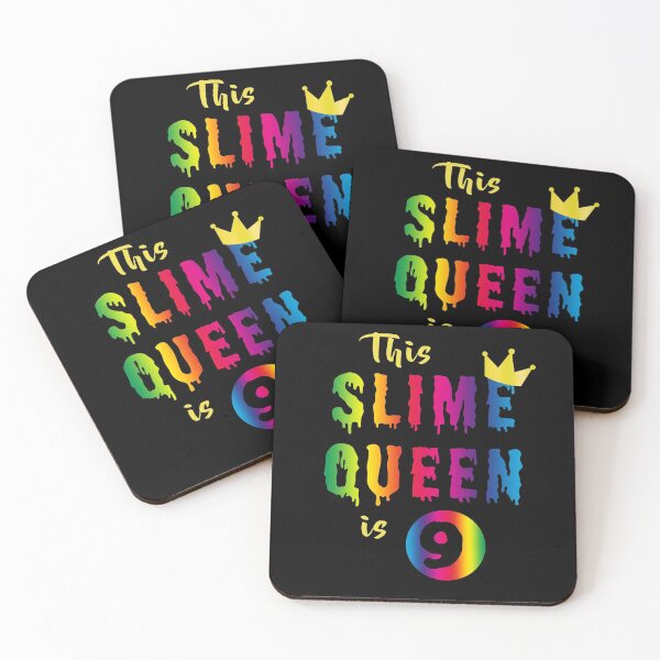 Item preview, THIS SLIME QUEEN IS 9 Years Old Shirt For 9th Birthday Gift designed and sold by theshirtinator.