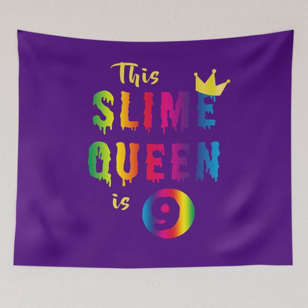 Item preview, THIS SLIME QUEEN IS 9 Years Old Shirt For 9th Birthday Gift designed and sold by theshirtinator.