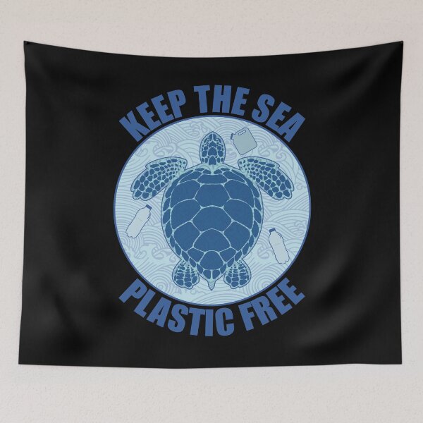Item preview, Keep the Sea Plastic Free Tshirt designed and sold by alexngn.