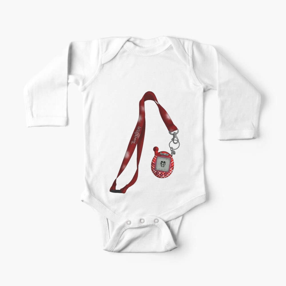 Tamagotchi Red たまごっち Baby One Piece By Sans Sational Redbubble