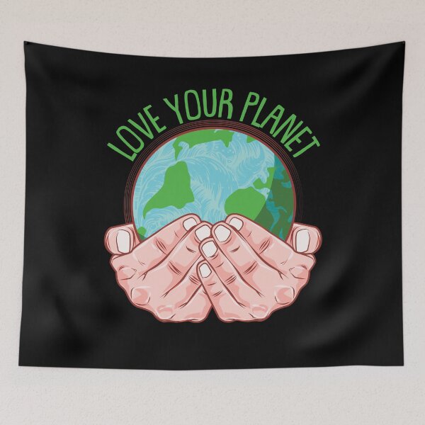 Item preview, Love Your Planet Saves The Earth T-Shirt designed and sold by alexngn.
