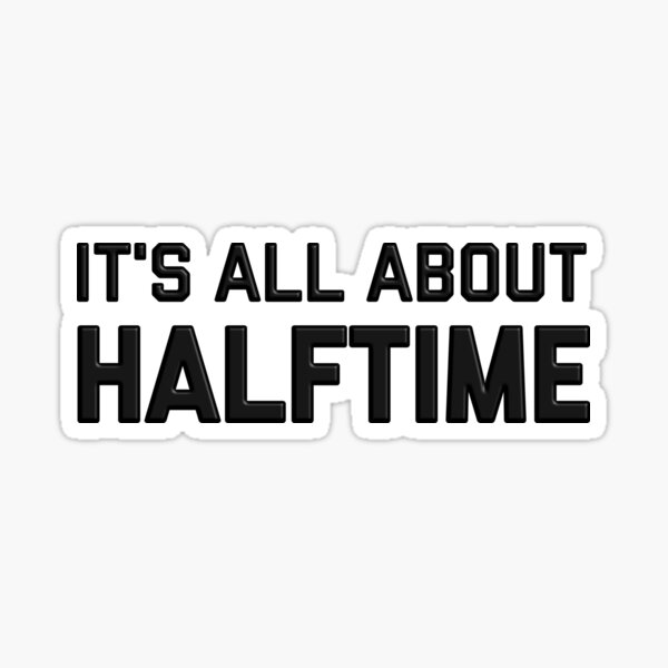 Aperçu de l'œuvre C'EST TOUT SUR LA HALFTIME - Fanfare, Football lycéen, Football universitaire créée et vendue par HEJAshirts.