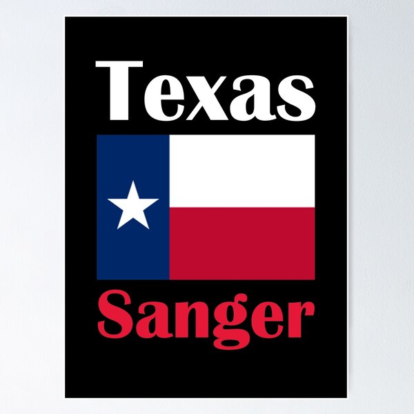 Item preview, Sanger TX designed and sold by CrankyOldDude.