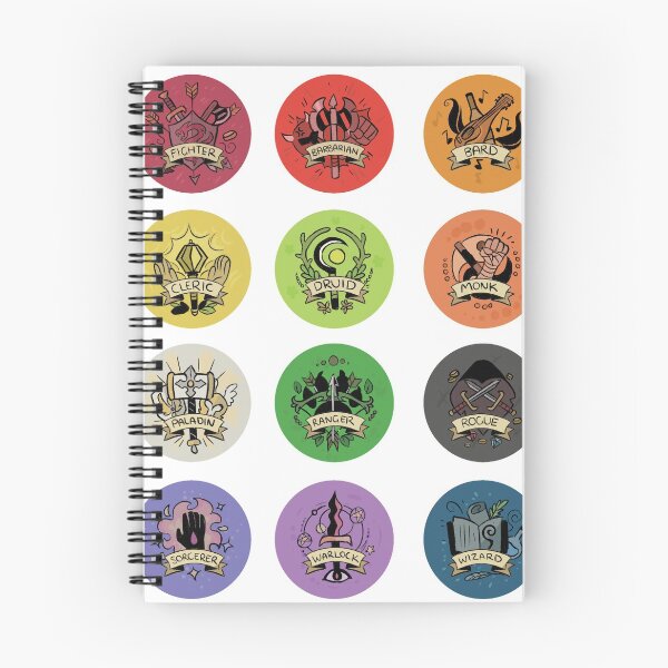 Item preview, Dungeons and Dragons Classes designed and sold by Kellbellz.