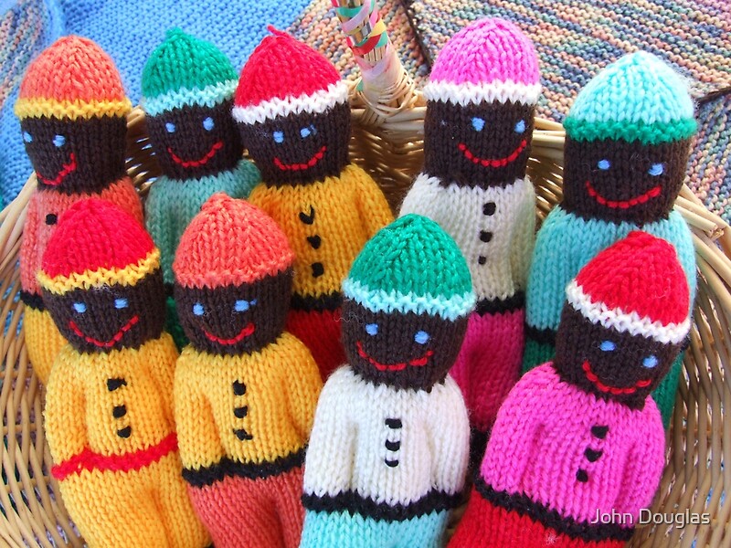 comfort dolls knitted in the round