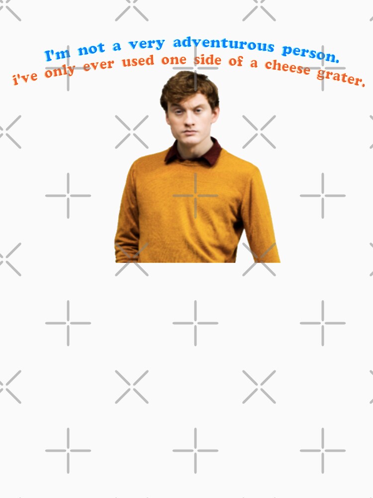 "James Acaster Cheese Grater" Tshirt by brianmayisbae Redbubble