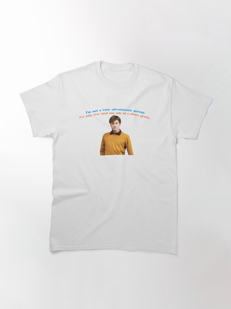 "James Acaster Cheese Grater" Tshirt by brianmayisbae Redbubble