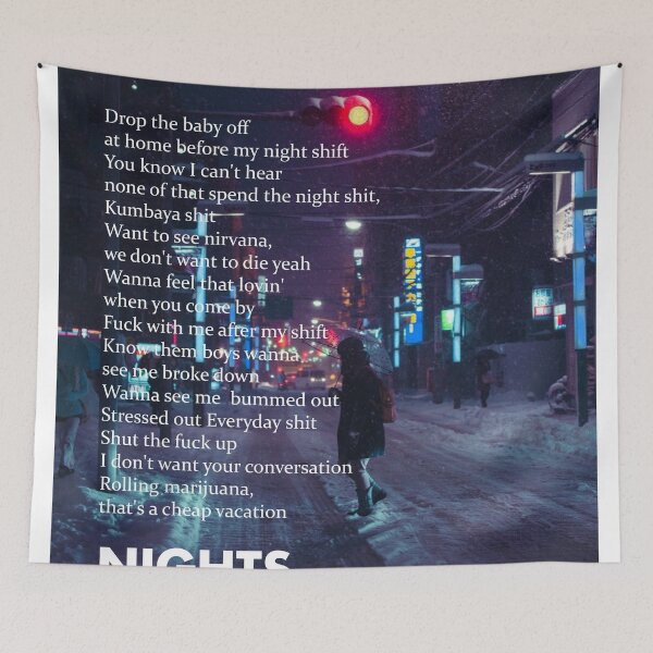 Item preview, Frank Ocean - Nights Artwork designed and sold by pilowtek.