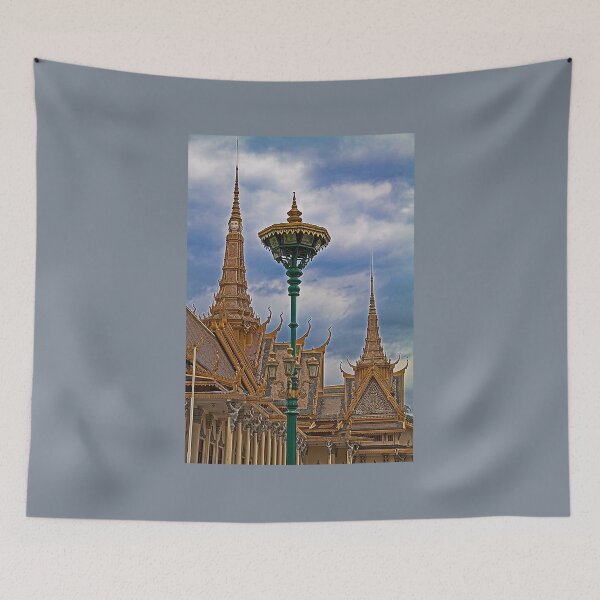 Item preview, Cambodia. Phnom Pehn. Royal Palace. The throne hall. Detail. designed and sold by vadim19.