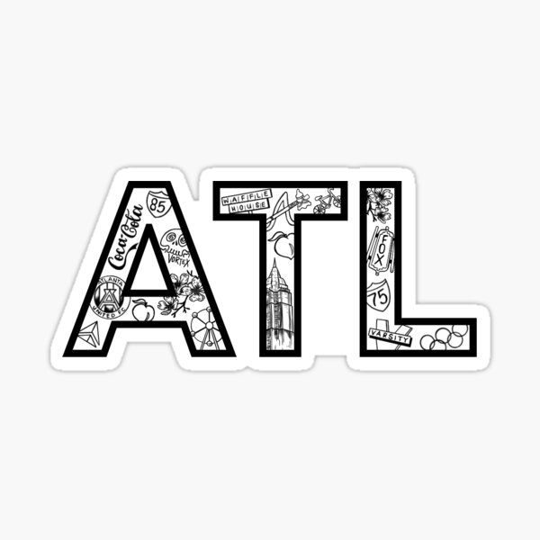 ATL Atlanta Sticker