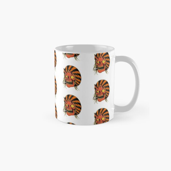 Biker Skull smoking - designed by Joe Tamponi Classic Mug