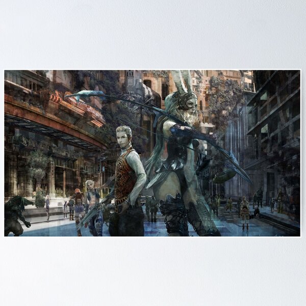 Vista previa del artículo con la obra «Cartel de la obra de arte de Final Fantasy XII», diseñado y vendido por AngeliaLucis.