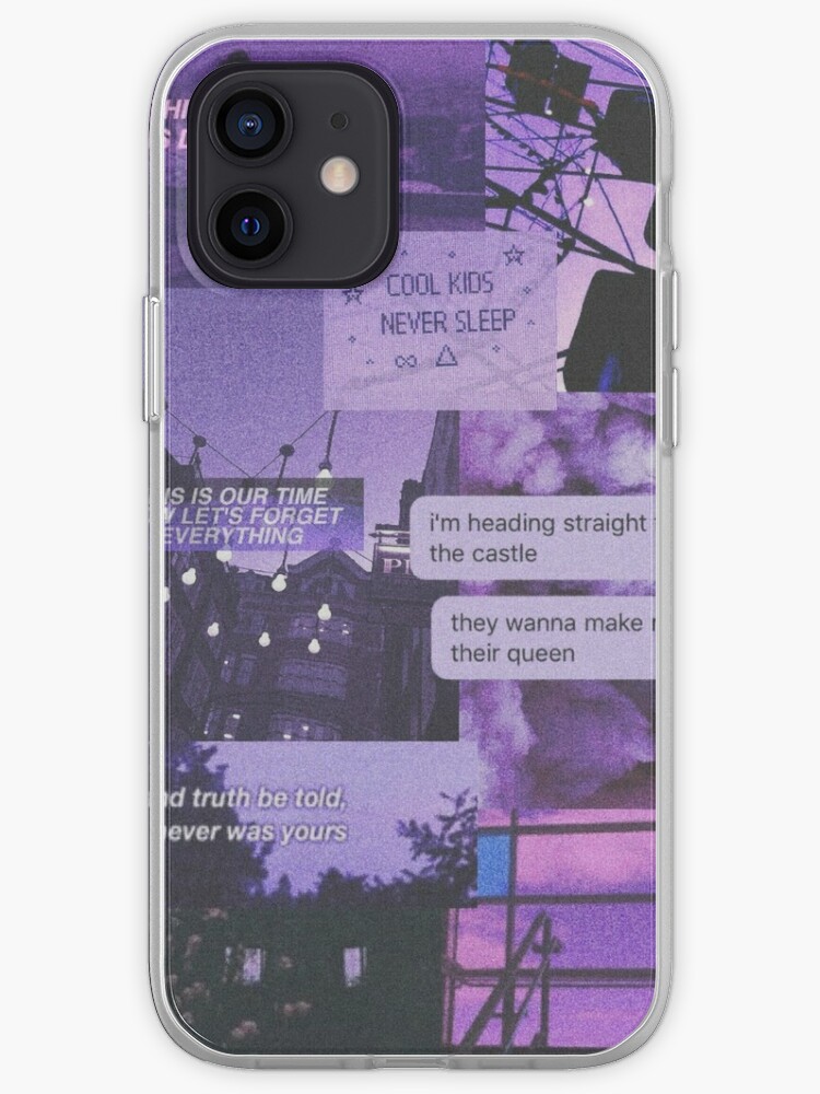 Purple Aesthetic Grunge Teen Phone Case Wallet Quote Tumblr Iphone Case Cover By Kaledabean Redbubble