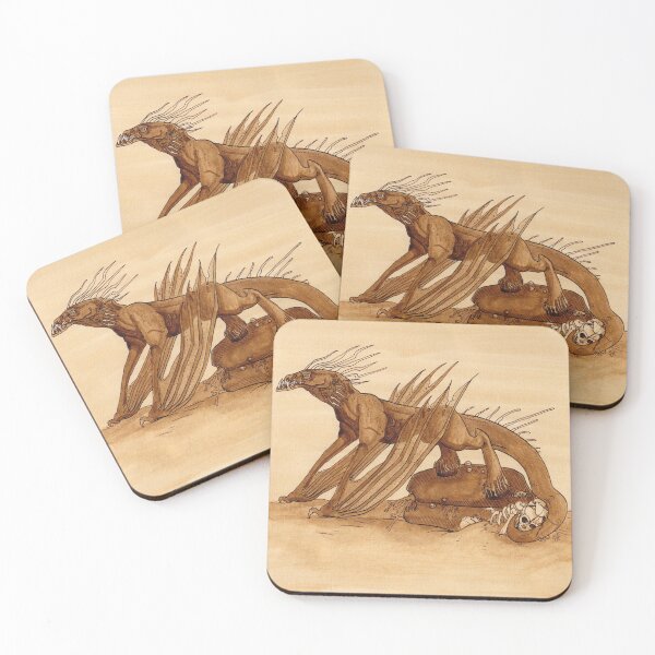 Item preview, Sepia tone water dragon designed and sold by EmilyJaneArt.