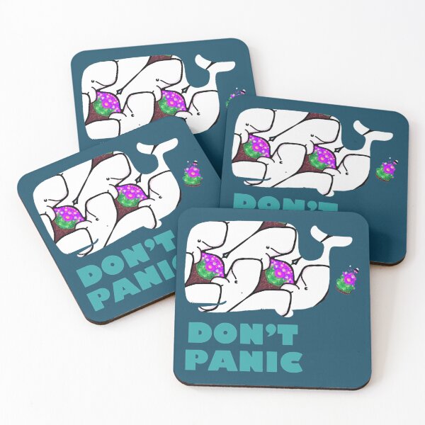 Item preview, No te asustes con varios cachalotes y petunias designed and sold by weavernap.
