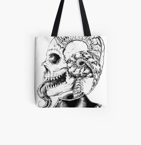 Devil priest All Over Print Tote Bag