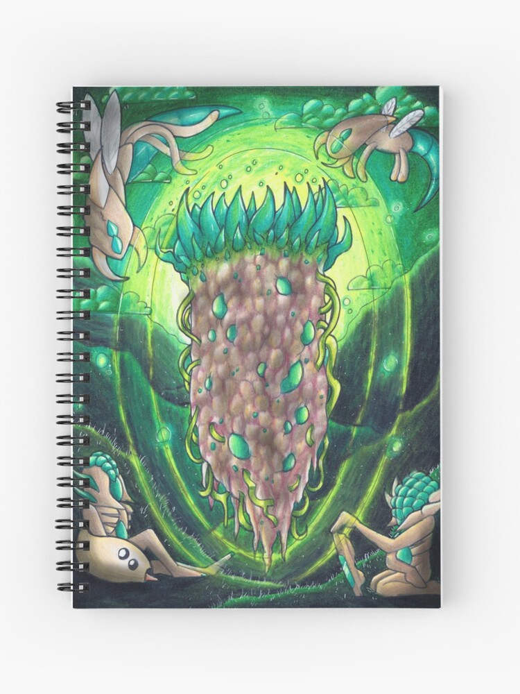 Nebula Pillar- Terraria Spiral Notebook for Sale by Bettypico