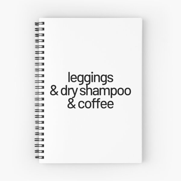 Item preview, leggings and dry shampoo and coffee designed and sold by LeighAnne64.