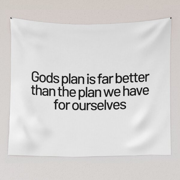 Item preview, god's plan is better designed and sold by LeighAnne64.