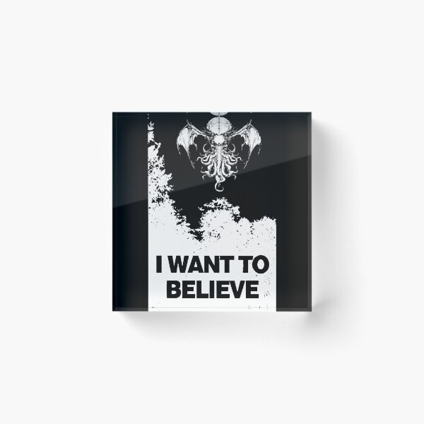 Item preview, Copy of  i want to believe (cthulhu) designed and sold by amazingspytee.