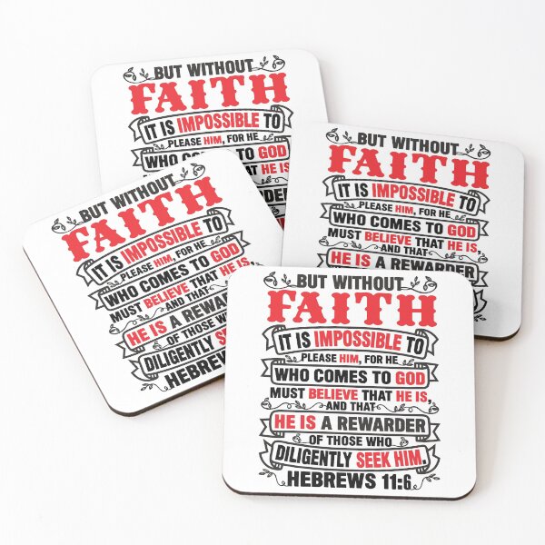 Item preview, Hebrews 11:6 designed and sold by plushism.