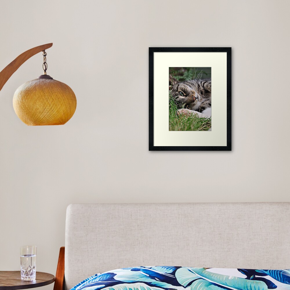 Enjoying the Company Framed Art Print