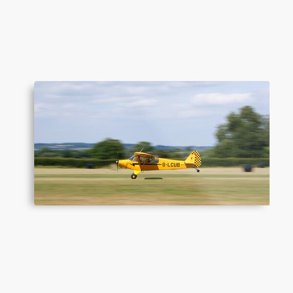 Piper L-18C Super Cub Aeroplane Metal Print
