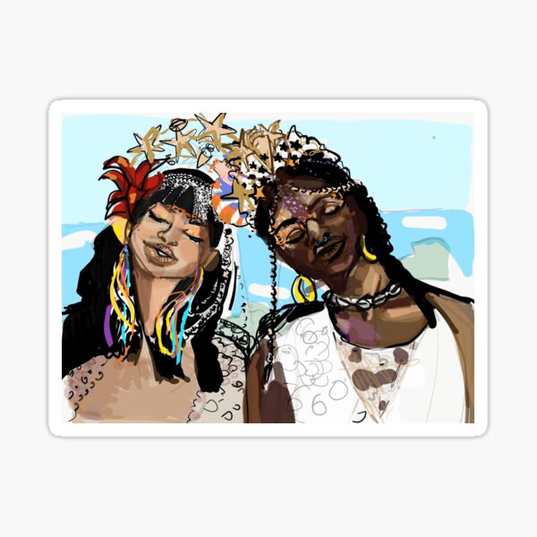 Goddesses Unite Sticker