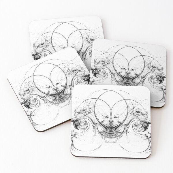 Item preview, Black & White Fractal by Cesca Veo designed and sold by cescaveo.
