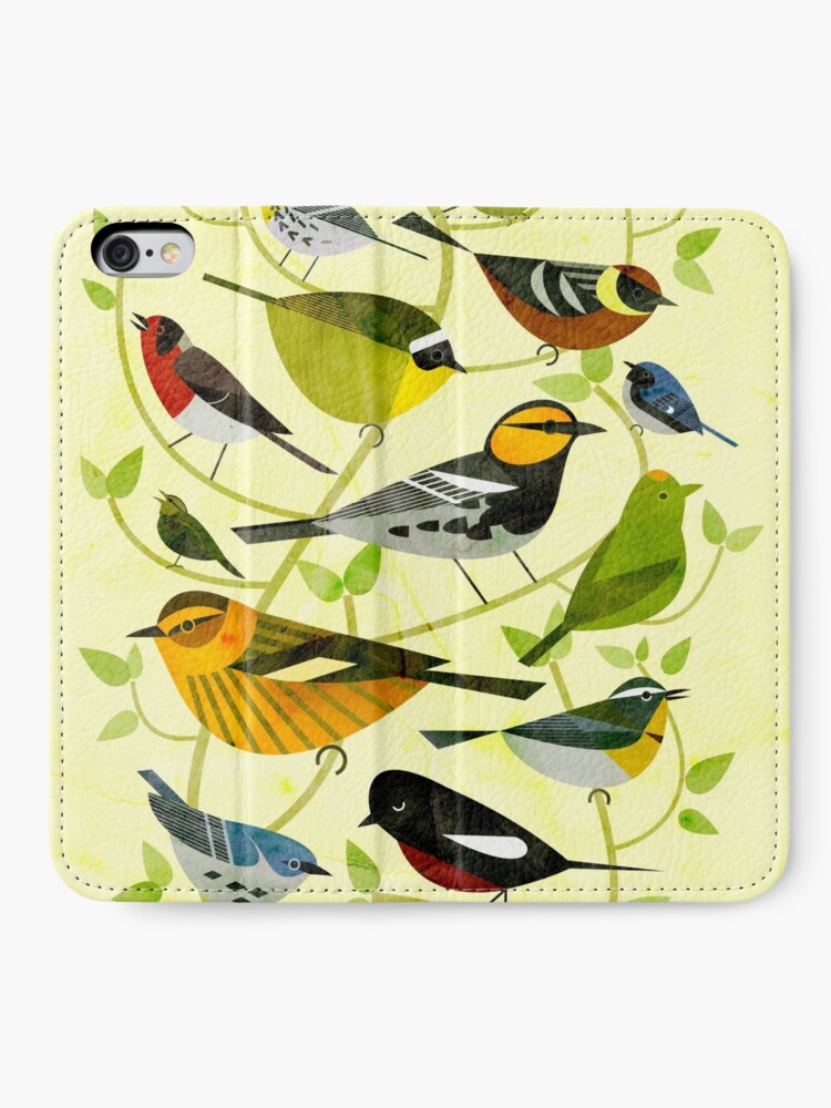 Alternate view of New World Warblers 2 iPhone Wallet