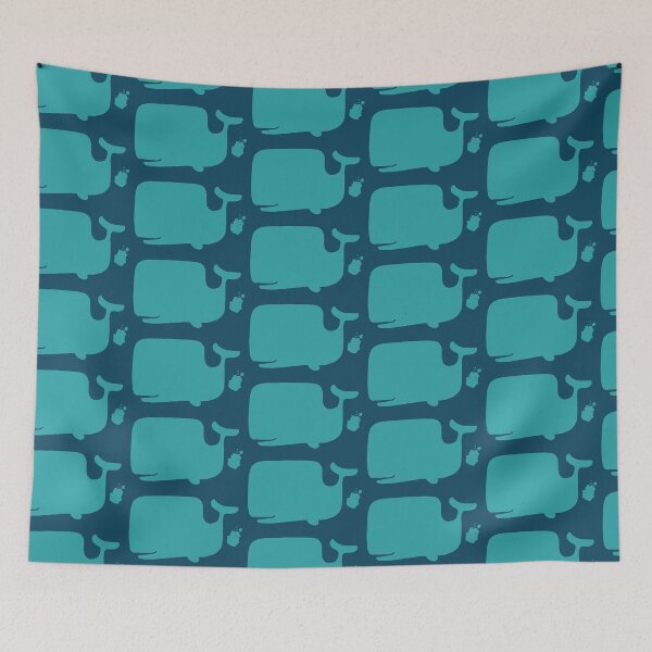 Item preview, Hitchhikers Guide Sperm Whale and Petunias designed and sold by weavernap.