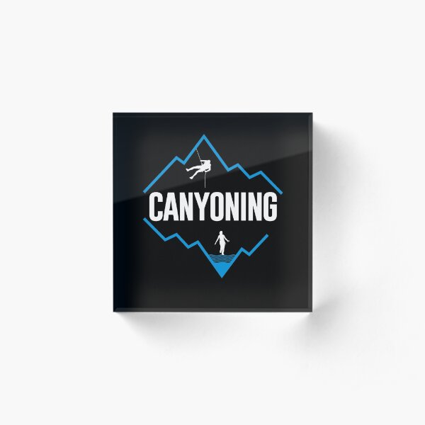 canyoning Canyon Sport Climbing Acrylic Block