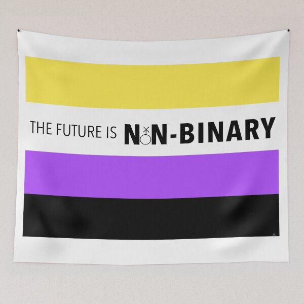 Item preview, The Future is Non-Binary designed and sold by TiffannyWray.