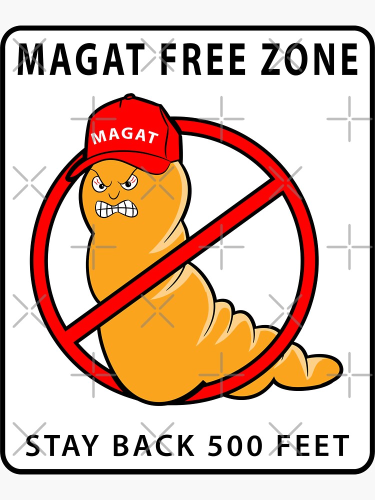 Thumbnail 3 of 3, Sticker, MAGAT Free Zone designed and sold by EthosWear.