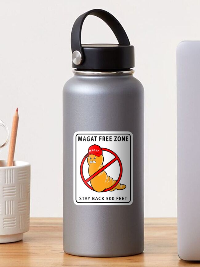 Thumbnail 1 of 3, Sticker, MAGAT Free Zone designed and sold by EthosWear.