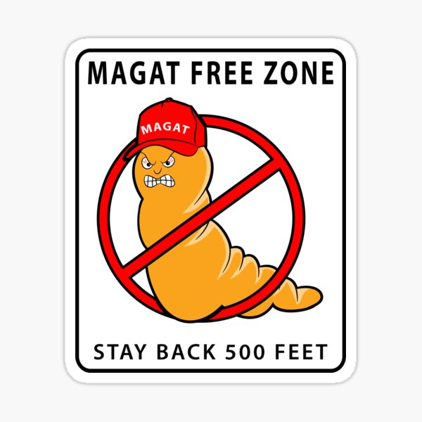 MAGAT Free Zone Sticker
