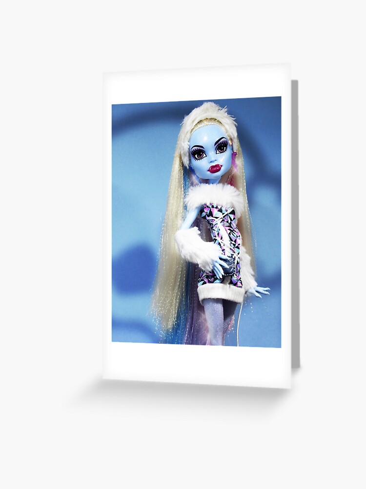 Monster High Abbey Bominable Greeting Card for Sale by