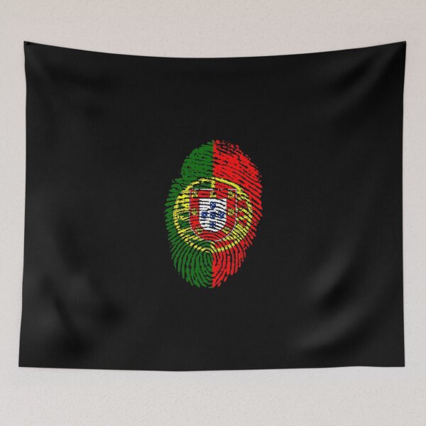 Item preview, Portugal Flag Fingerprint For Portuguese Pride Men Women designed and sold by DNH Threads.