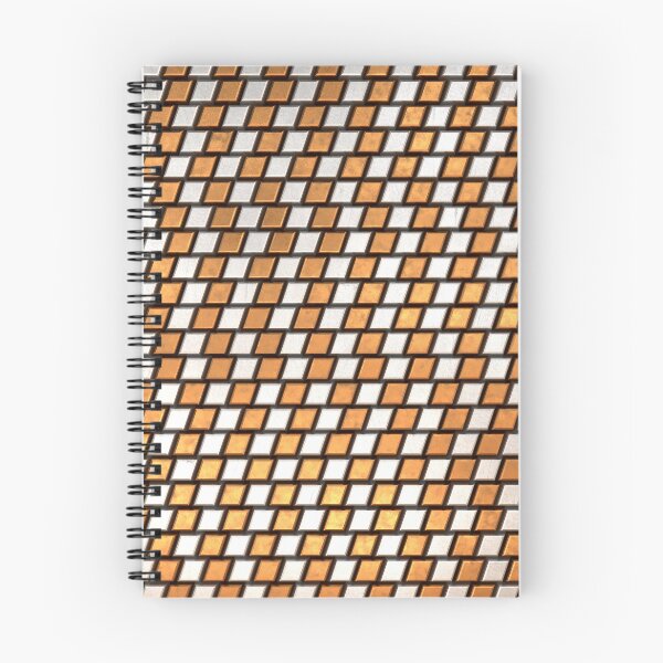 Item preview, Irregular Chequers - Copper and Steel - Industrial Chess Board Pattern designed and sold by CosmicView.