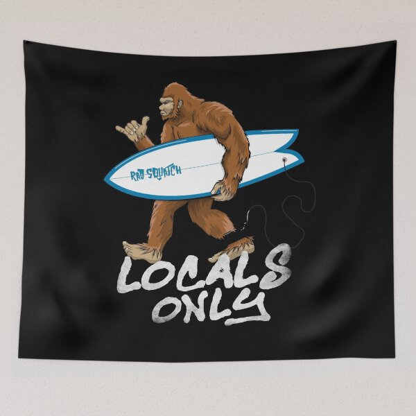 Item preview, Rad Bigfoot, Locals Only designed and sold by Alt Culture.