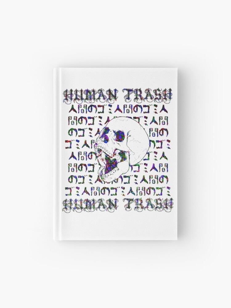 HUMAN TRASH - EDGY GRUNGE GOTH AESTHETIC Throw Pillow for Sale by